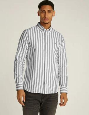 Tommy Hilfiger Businesshemd OXFORD BOLD STRIPE Slim Fit SHIRT