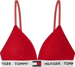 TOMMY HILFIGER Bustier Padded Triangle BH red rot | L