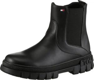 Tommy Hilfiger Chelseaboots Chunky Boots mit Innenreißverschluss