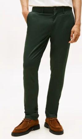 Tommy Hilfiger Chinohose "BLEECKER PRINTED ST" Slim Fit, strukturierte Qualität