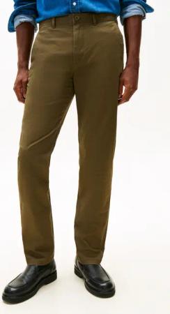 Tommy Hilfiger Chinohose "CORE DENTON ESSENTI" Gerades Bein, Schlichte Optik