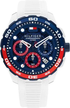 Tommy Hilfiger Chronograph TH-REGATTA 1792231, Quarzuhr, Armbanduhr, Herrenuhr, Silikonarmband, analog, Tag