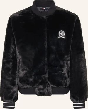 TOMMY HILFIGER College-Jacke aus Kunstfell