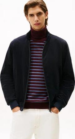 Tommy Hilfiger Cordjacke CORD HARRINGTON JACKET Freizeitjacke, Übergangsjacke