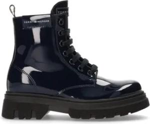 Tommy Hilfiger  Damenstiefel Lace Up Bootie Blue