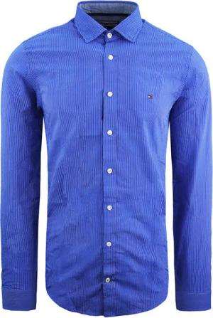Tommy Hilfiger Darren Slim Fit Gestreiftes Hemd Blau Herren