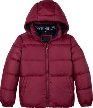 Tommy Hilfiger Daunenjacke ESSENTIAL DOWN JACKET Baby bis 2 Jahre, mit Logo-Patch und Flaglabel