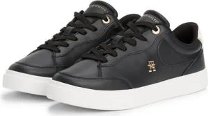 Tommy Hilfiger ESSENTIAL CHIC COURT SNEAKER Plateausneaker, Freizeitschuh, Schnürschuh, Halbschuh mit TH-Schmuckelement