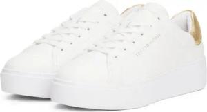 Tommy Hilfiger ESSENTIAL PLATFORM COURT SNEAKER Plateausneaker, Freizeitschuh, Halbschuh, Schnürschuh mit gepolstertem Schaftrand