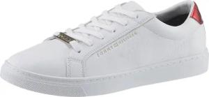 Tommy Hilfiger ESSENTIAL SNEAKER Sneaker, Freizeitschuh, Halbschuh, Schnürer, Kontrastbesatz an der Ferse