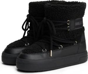 Tommy Hilfiger FAUX SHEARLING SNOWBOOT Winterboots, Winterstiefelette, Outdoorschuh mit aufgesetzter Schnürung