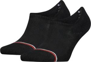 Tommy Hilfiger Füßlinge TH UNI TJ FOOTIE 2P ICONIC (2 Paar) Mit eingestricktem Flag-Label