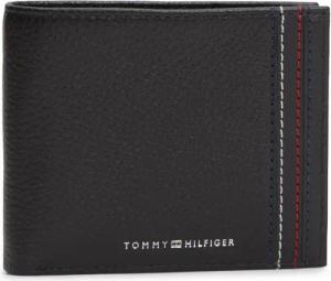 Tommy Hilfiger Geldbörse TH CENTRAL CC & COIN, Herren Geldbeutel, Portemonnaie mit Logoschriftzug und Kontrastnaht