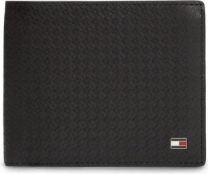 Tommy Hilfiger Geldbörse TH EMBOSS CC AND COIN, Unisex Geldbeutel, Portemonnaie mit Logoflag