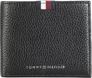 TOMMY HILFIGER Geldbörse TH PREM LEA Mini schwarz