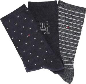 TOMMY HILFIGER Geschenkeset Socken 3er Pkg. navy dunkelblau | 35-38