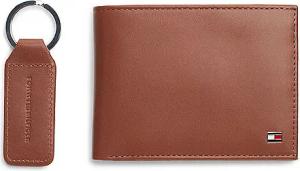 TOMMY HILFIGER Geschenkset Geldbörse und Schlüsselanhänger braun