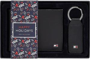 TOMMY HILFIGER Geschenkset Geldbörse und Schlüsselanhänger schwarz