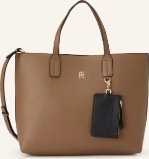 TOMMY HILFIGER Handtasche SATCHEL mit Pouch