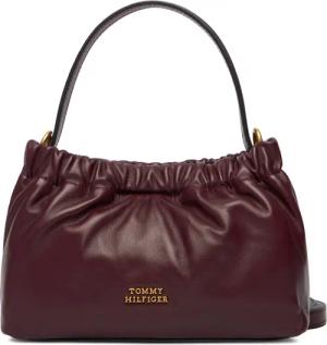 Tommy Hilfiger Handtasche Soft Leather Mini Crossover AW0AW18306 Dunkelrot
