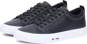 Tommy Hilfiger HARLEM STREET LTH Sneaker Freizeitschuh, Halbschuh, Schnürschuh mit TH-Logo -klein ausfallend