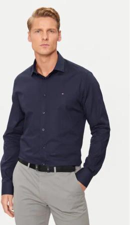 Tommy Hilfiger Hemd MW0MW38347 Dunkelblau Slim Fit