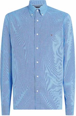 TOMMY HILFIGER Hemd Regular Fit blau | M