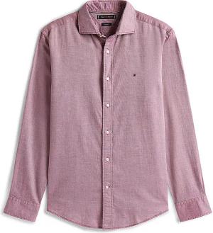TOMMY HILFIGER Hemd Regular Fit  dunkelrot | XXXL