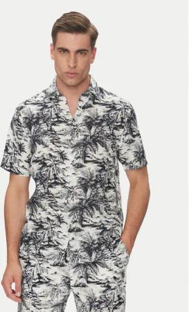 Tommy Hilfiger Hemd Vacation MW0MW38587 Dunkelblau Regular Fit