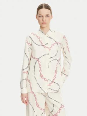 Tommy Hilfiger Hemd WW0WW44045 Écru Relaxed Fit