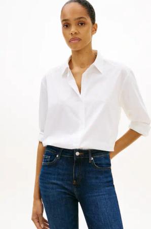 Tommy Hilfiger Hemdbluse "COTTON EASY SHIRT"