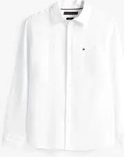 Tommy Hilfiger  Hemdbluse MW0MW39425 PIECE DYE-YBS WHITE