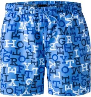 Tommy Hilfiger Herren Badeshorts blau Mikrofaser Gemustert