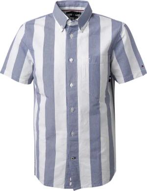 Tommy Hilfiger Herren Kurzarmhemd blau gestreift