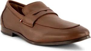 Tommy Hilfiger Herren Loafer braun Glattleder