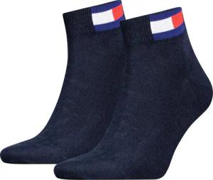 Tommy Hilfiger Herren Quarter Socken FLAG 2er Pack