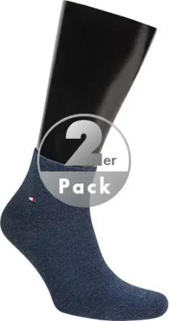 Tommy Hilfiger Herren Socken blau Baumwolle & Mix unifarben