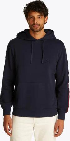 Tommy Hilfiger Hoodie GLOBAL STRIPE HOODY mit Streifen in Tommy farbe auf dem Ärmel