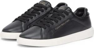 Tommy Hilfiger ICON COURT LIGHT WEIGHT SHINNY Plateausneaker Freizeitschuh, Halbschuh, Schnürer mit TH-Logo - klein ausfallend