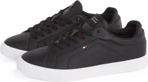 Tommy Hilfiger ICON COURT PINPERF LTH Sneaker, Freizeitschuh, Halbschuh, Schnürer mit weich gepolstertem Schaftrand