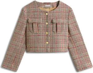 TOMMY HILFIGER Jäckchen TWEED LADY braun | 42