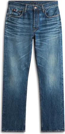 TOMMY HILFIGER Jeans Straight Fit  blau | 34/L32