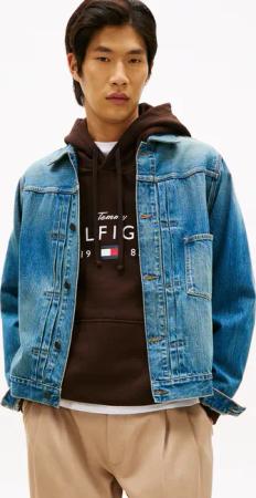 Tommy Hilfiger Jeansjacke "TRUCKER" ohne Kapuze Regular fit mit aufgesetzter Tasche