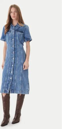 Tommy Hilfiger Jeanskleid WW0WW46638 Blau Slim Fit