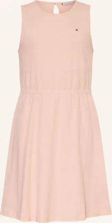 TOMMY HILFIGER Jerseykleid mit Leinen