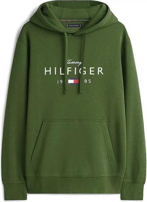 TOMMY HILFIGER Kapuzensweater - Hoodie dunkelgrün | XL
