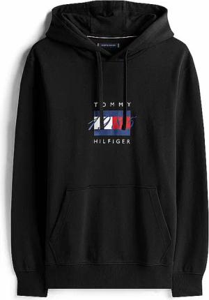 TOMMY HILFIGER Kapuzensweater - Hoodie schwarz | XXL