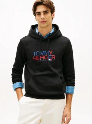 Tommy Hilfiger Kapuzensweatshirt "BRAND LOVE BIG TEXT", Regular fit mit Kapuze