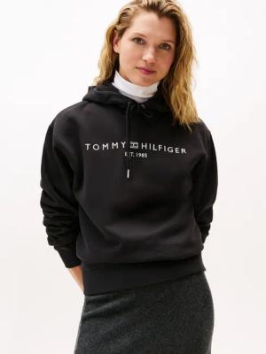 Tommy Hilfiger Kapuzensweatshirt MDRN REG CORP LOGO HOODIE mit gesticktem Logo-Schriftzug