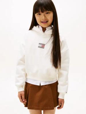 Tommy Hilfiger Kapuzensweatshirt RHINE STONE FLAG HOODIE Kinder bis 16 Jahre